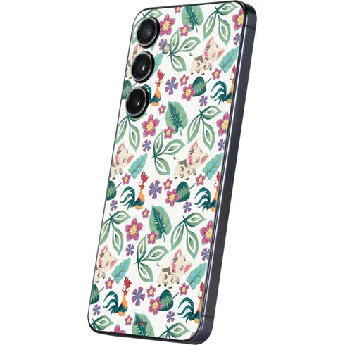 Disney Princess Moana Pua and Heihei Pattern Galaxy S24 Plus Skin