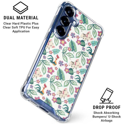 Disney Princess Moana Pua and Heihei Pattern Galaxy S25 Plus Clear Case