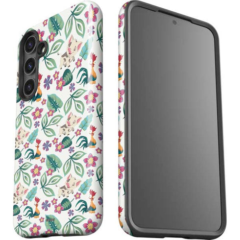 Disney Princess Moana Pua and Heihei Pattern Galaxy S25 Plus Impact Case