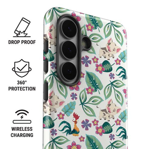 Disney Princess Moana Pua and Heihei Pattern Galaxy S26 Impact Case