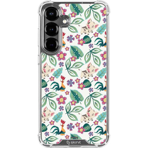 Disney Princess Moana Pua and Heihei Pattern Galaxy S26 Plus Clear Case