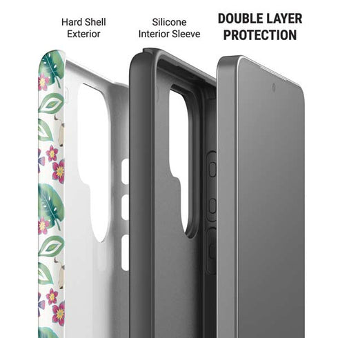 Disney Princess Moana Pua and Heihei Pattern Galaxy S26 Ultra Impact Case