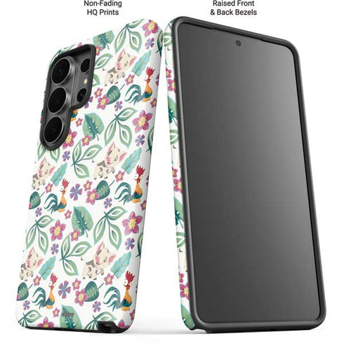 Disney Princess Moana Pua and Heihei Pattern Galaxy S26 Ultra Impact Case