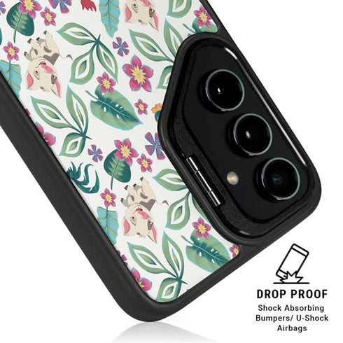 Disney Princess Moana Pua and Heihei Pattern Galaxy S26 Ultra Kickstand Case