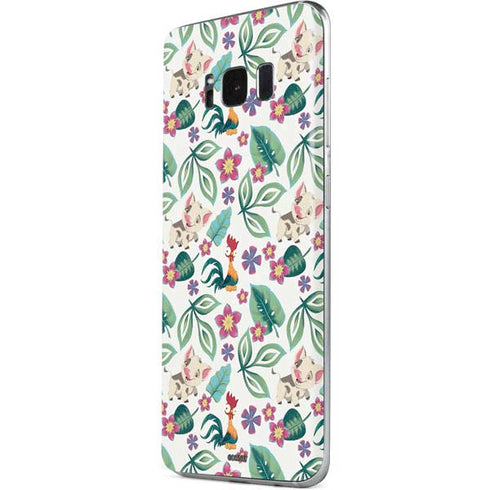 Disney Princess Moana Pua and Heihei Pattern Galaxy S8 Skin