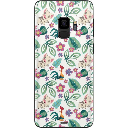 Disney Princess Moana Pua and Heihei Pattern Galaxy S9 Skin