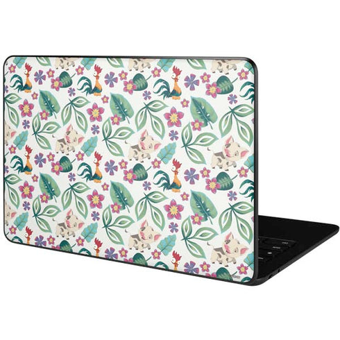 Disney Princess Moana Pua and Heihei Pattern Google Pixelbook Go Skin