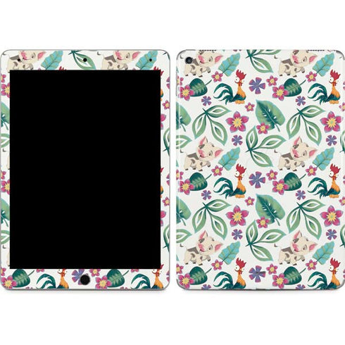 Disney Princess Moana Pua and Heihei Pattern iPad Skins