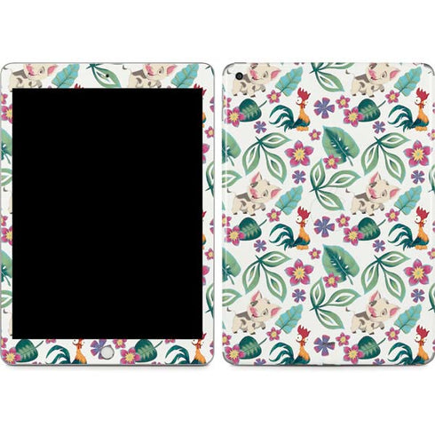 Disney Princess Moana Pua and Heihei Pattern Apple iPad Skin