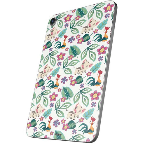 Disney Princess Moana Pua and Heihei Pattern Apple iPad Mini Skin