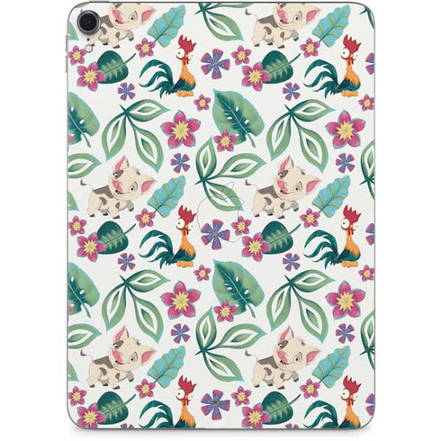 Disney Princess Moana Pua and Heihei Pattern Apple iPad Pro Skin