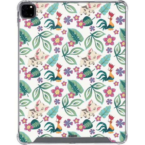 Disney Princess Moana Pua and Heihei Pattern iPad Pro 12.9in (2020) Clear Case