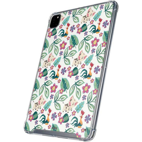 Disney Princess Moana Pua and Heihei Pattern iPad Pro 12.9in (2020) Clear Case