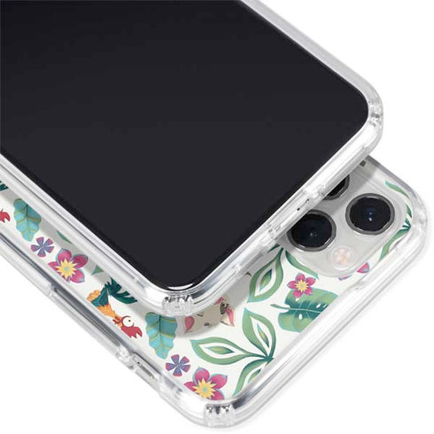 Disney Princess Moana Pua and Heihei Pattern iPhone 11 Pro Clear Case
