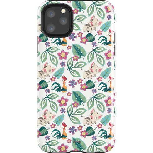 Disney Princess Moana Pua and Heihei Pattern iPhone Cases