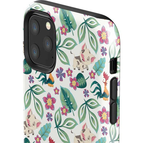 Disney Princess Moana Pua and Heihei Pattern iPhone 11 Pro Max Impact Case