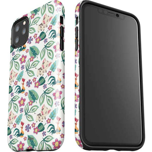 Disney Princess Moana Pua and Heihei Pattern iPhone 11 Pro Max Impact Case