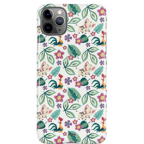 Disney Princess Moana Pua and Heihei Pattern iPhone Cases