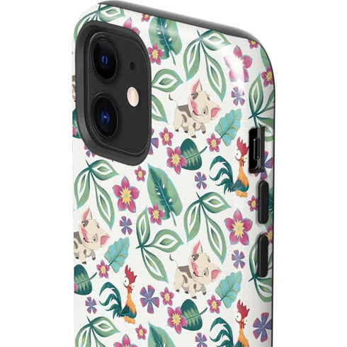 Disney Princess Moana Pua and Heihei Pattern iPhone 12 Impact Case