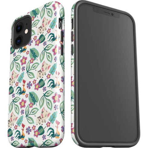 Disney Princess Moana Pua and Heihei Pattern iPhone 12 Impact Case