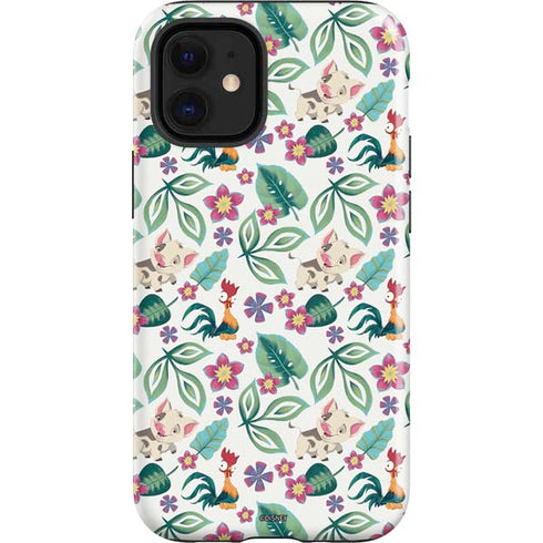 Disney Princess Moana Pua and Heihei Pattern iPhone 12 Mini Impact Case