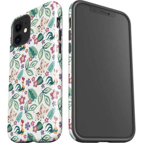Disney Princess Moana Pua and Heihei Pattern iPhone 12 Mini Impact Case