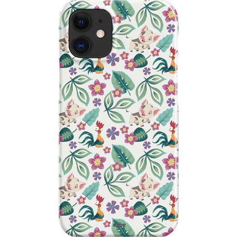 Disney Princess Moana Pua and Heihei Pattern iPhone 12 Mini Lite Case
