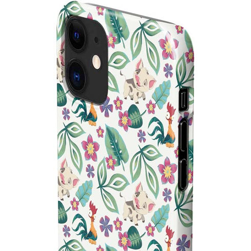 Disney Princess Moana Pua and Heihei Pattern iPhone 12 Mini Lite Case