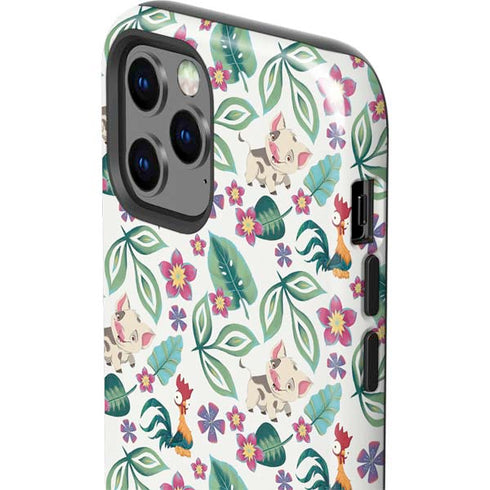 Disney Princess Moana Pua and Heihei Pattern iPhone 12 Pro Impact Case