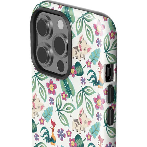 Disney Princess Moana Pua and Heihei Pattern iPhone 13 Pro Impact Case