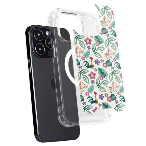 Disney Princess Moana Pua and Heihei Pattern iPhone 13 Pro MagSafe Case