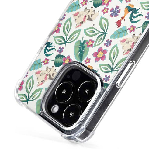 Disney Princess Moana Pua and Heihei Pattern iPhone 13 Pro MagSafe Case