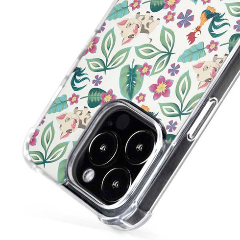 Disney Princess Moana Pua and Heihei Pattern iPhone 14 Pro Max MagSafe Case
