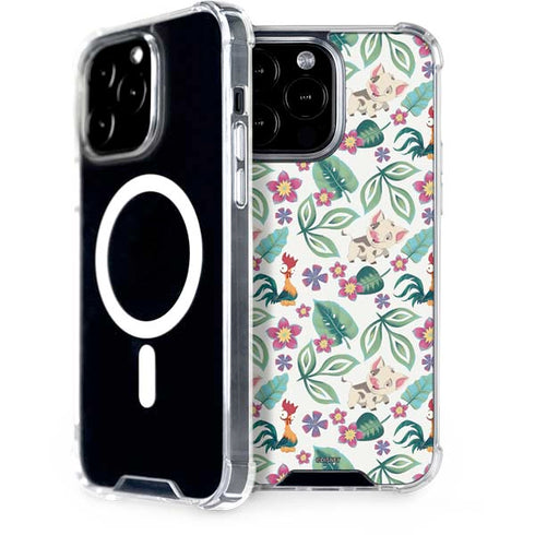 Disney Princess Moana Pua and Heihei Pattern iPhone 15 Pro Max MagSafe Case