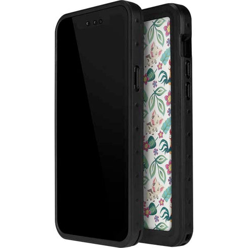 Disney Princess Moana Pua and Heihei Pattern iPhone 15 Pro Waterproof Case