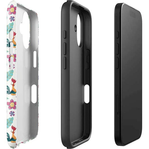 Disney Princess Moana Pua and Heihei Pattern iPhone 16 Impact Case