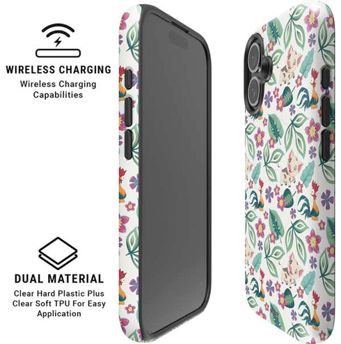 Disney Princess Moana Pua and Heihei Pattern iPhone 16 Magsafe Impact Case