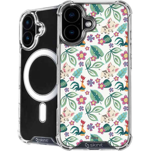 Disney Princess Moana Pua and Heihei Pattern iPhone 16 Plus MagSafe Case