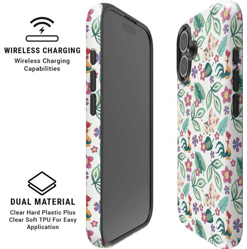 Disney Princess Moana Pua and Heihei Pattern iPhone 16 Plus Magsafe Impact Case
