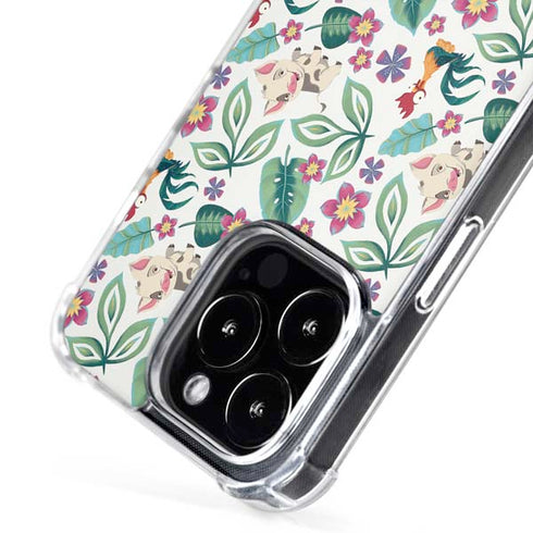Disney Princess Moana Pua and Heihei Pattern iPhone 16 Pro MagSafe Case
