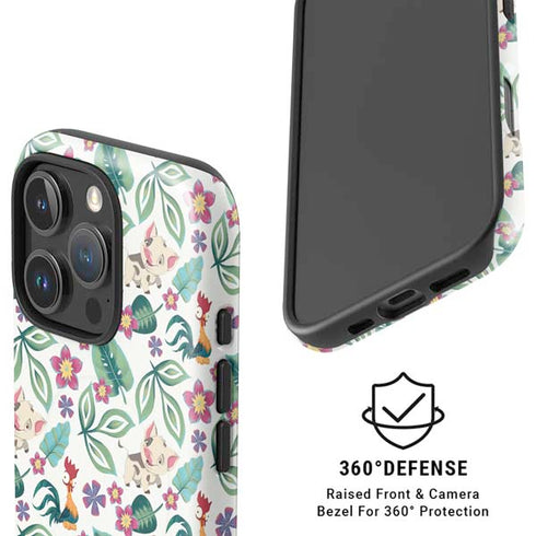 Disney Princess Moana Pua and Heihei Pattern iPhone 16 Pro Magsafe Impact Case