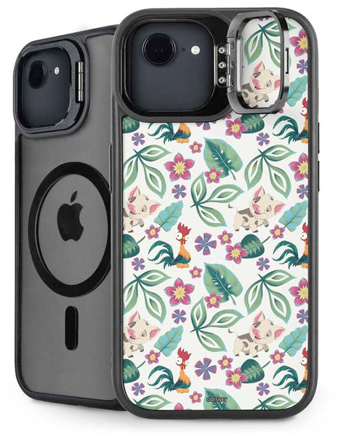 Disney Princess Moana Pua and Heihei Pattern iPhone 16e Kickstand Case