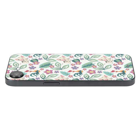 Disney Princess Moana Pua and Heihei Pattern iPhone 16e Skin