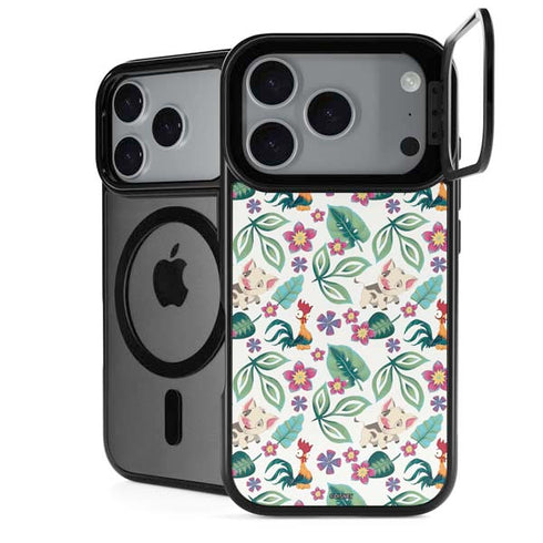 Disney Princess Moana Pua and Heihei Pattern iPhone 18 Pro Kickstand Case