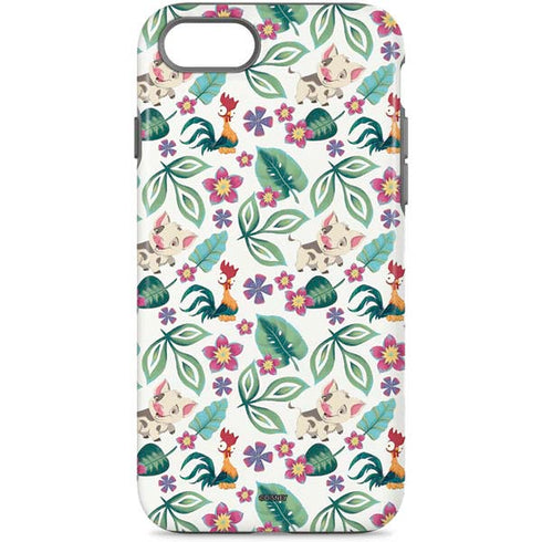 Disney Princess Moana Pua and Heihei Pattern iPhone Cases