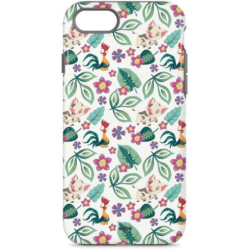 Disney Princess Moana Pua and Heihei Pattern iPhone 8 Pro Case