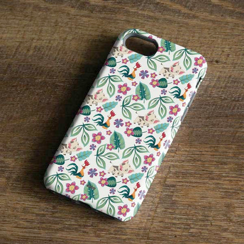 Disney Princess Moana Pua and Heihei Pattern iPhone 8 Pro Case