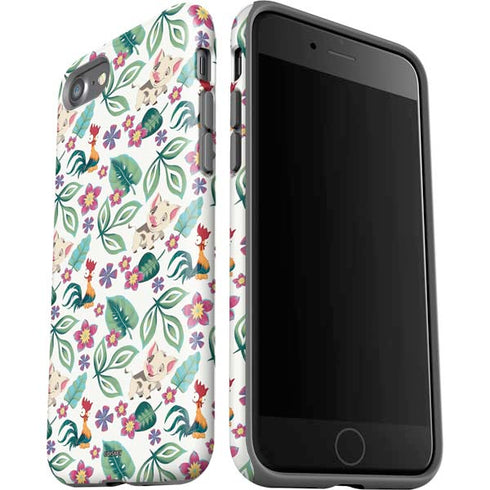 Disney Princess Moana Pua and Heihei Pattern iPhone SE (2nd & 3rd Gen) Pro Case