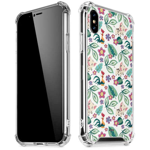 Disney Princess Moana Pua and Heihei Pattern iPhone X/XS Clear Case