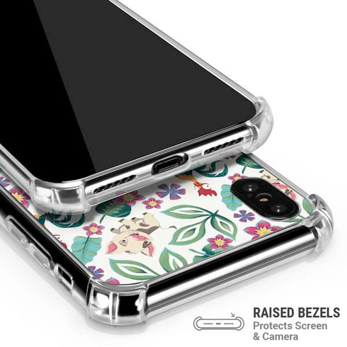 Disney Princess Moana Pua and Heihei Pattern iPhone X/XS Clear Case